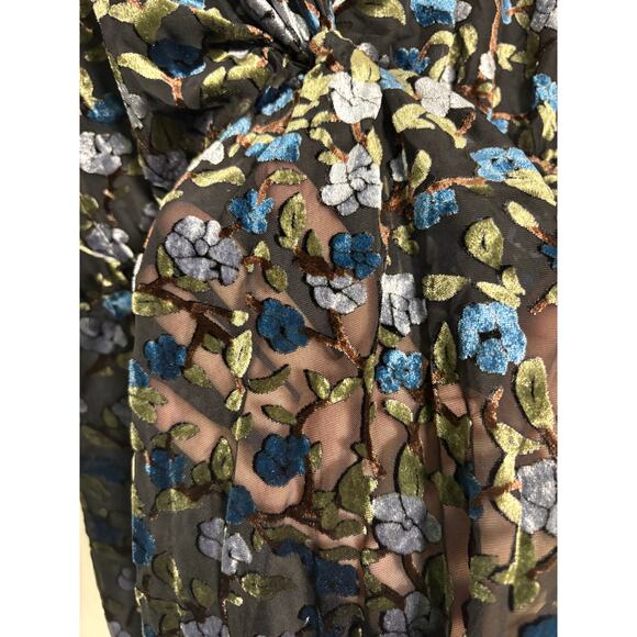 Modcloth Dramatic Depths Velvet Dress Large BNWT - Picture 6 of 9